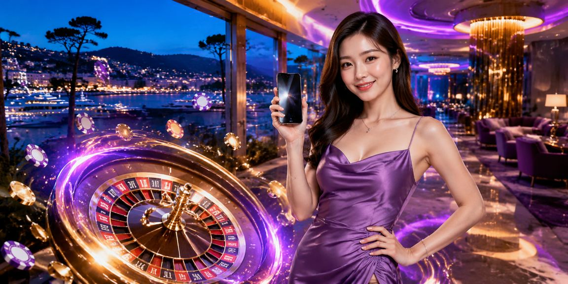 Bàn Roulette neon sôi động tại Đà Lạt trên nền tảng 69vnv